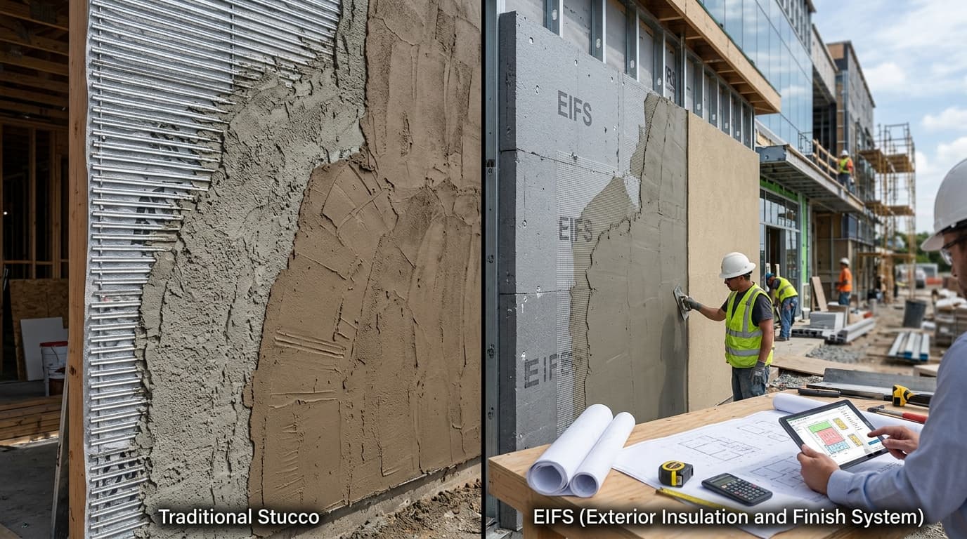 Stucco vs. EIFS: Scope Items Contractors Need to Separate Before Bid Day